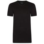 V-ausschnitt t-shirts schwarz
