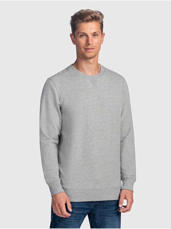 Princeton Light Sweatshirt, Grau Meliert