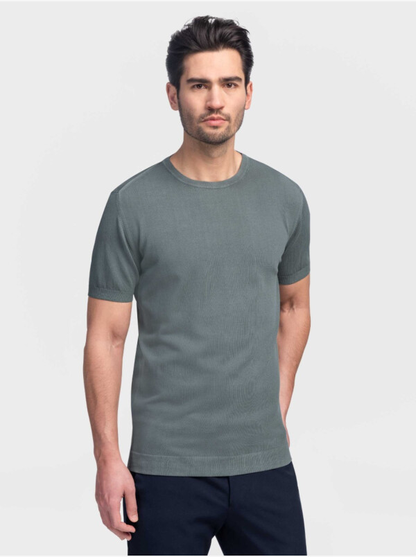 Salerno Premium T-Shirt, Metallgrün