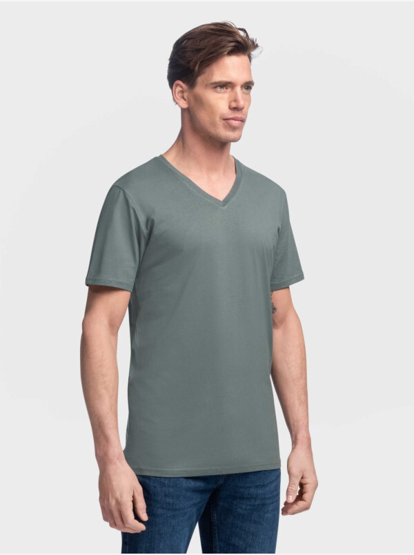 New York T-shirt, 1-pack Metallgrün