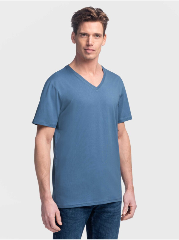 New York T-shirt, 1er Pack Jeans Blau