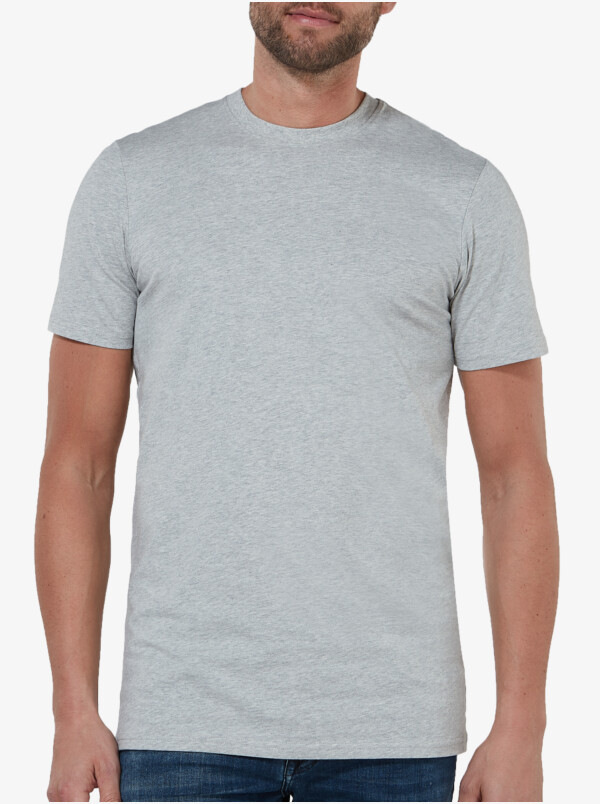 Sydney T-shirt, 2er-Pack Grau Meliert