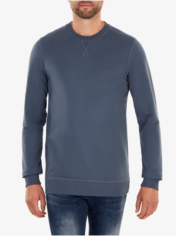 Princeton Leichter Sweater, Stone blue